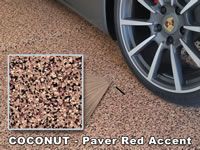 coconut paver red color sample